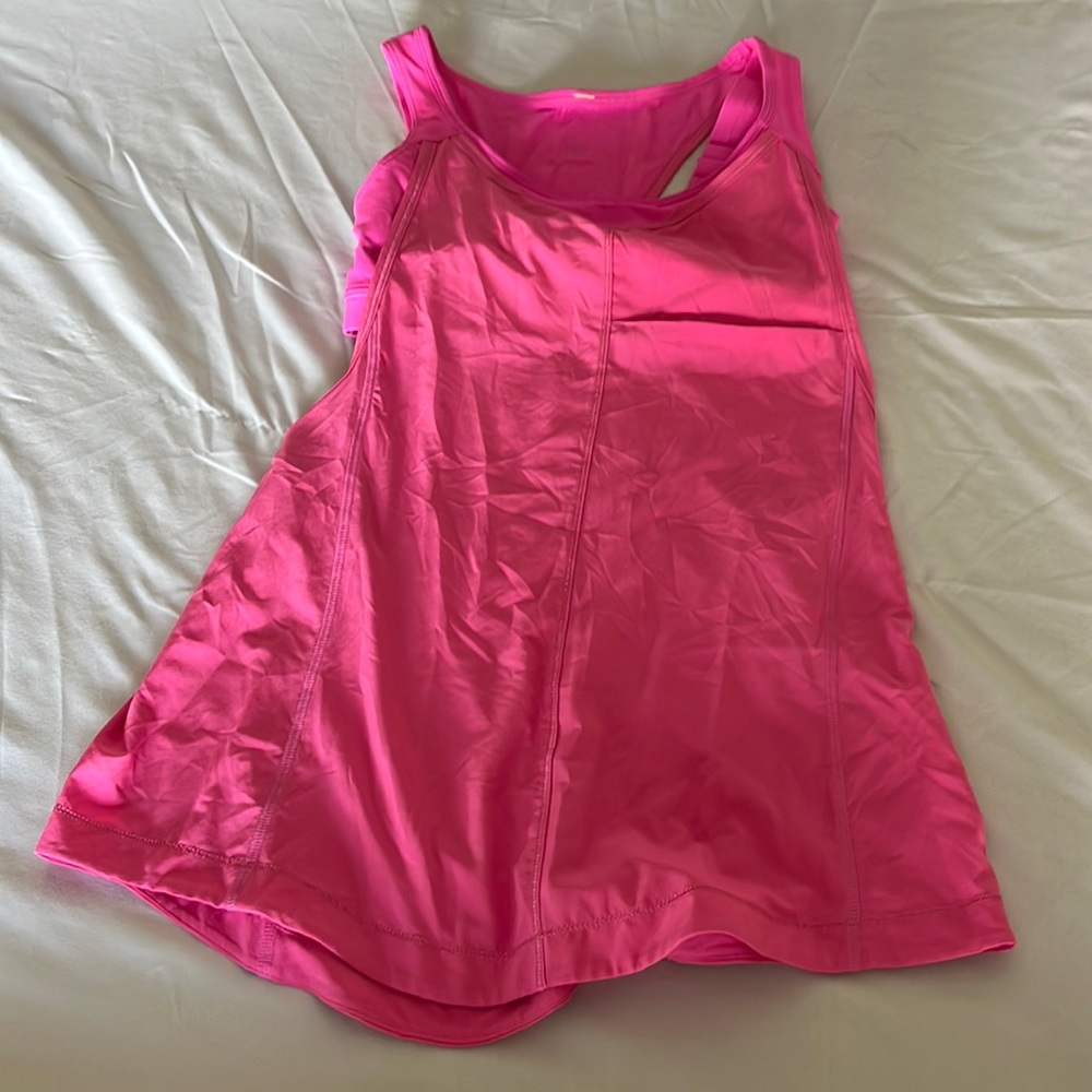 lululemon athletica Hot Pink Racerback Tank Top